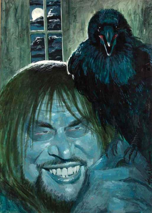 514x720 The Painting From Night Gallery's Episode Quoth The Raven Rod - The Raven Painting