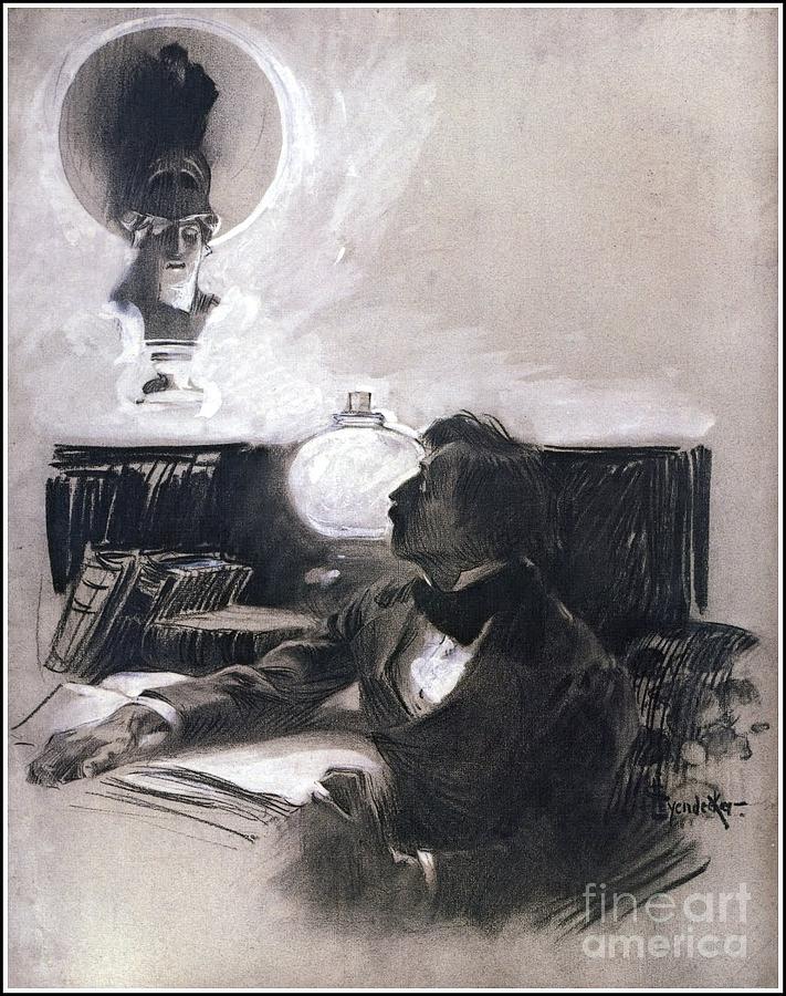 711x900 Eapoe The Raven Painting By Motionage Designs - The Raven Painting