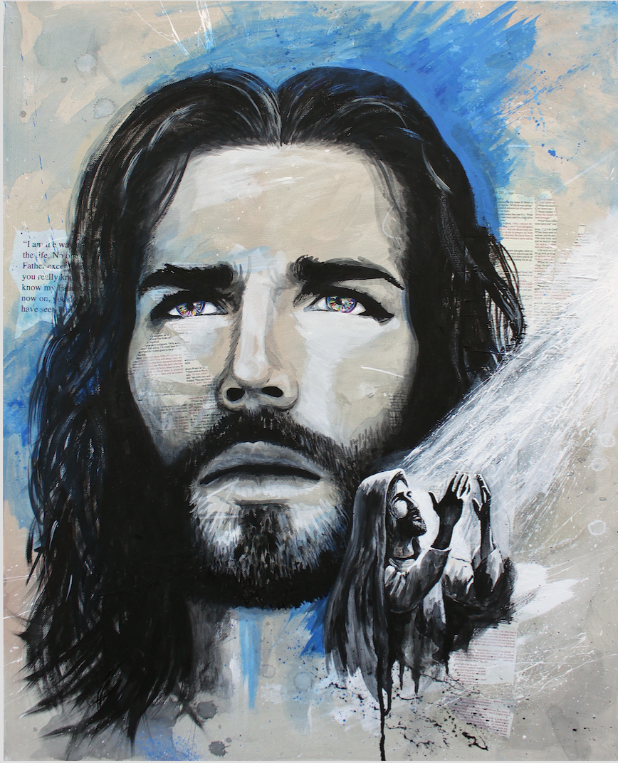 868x1072 Prayer Of Christ - The Real Jesus Christ Painting