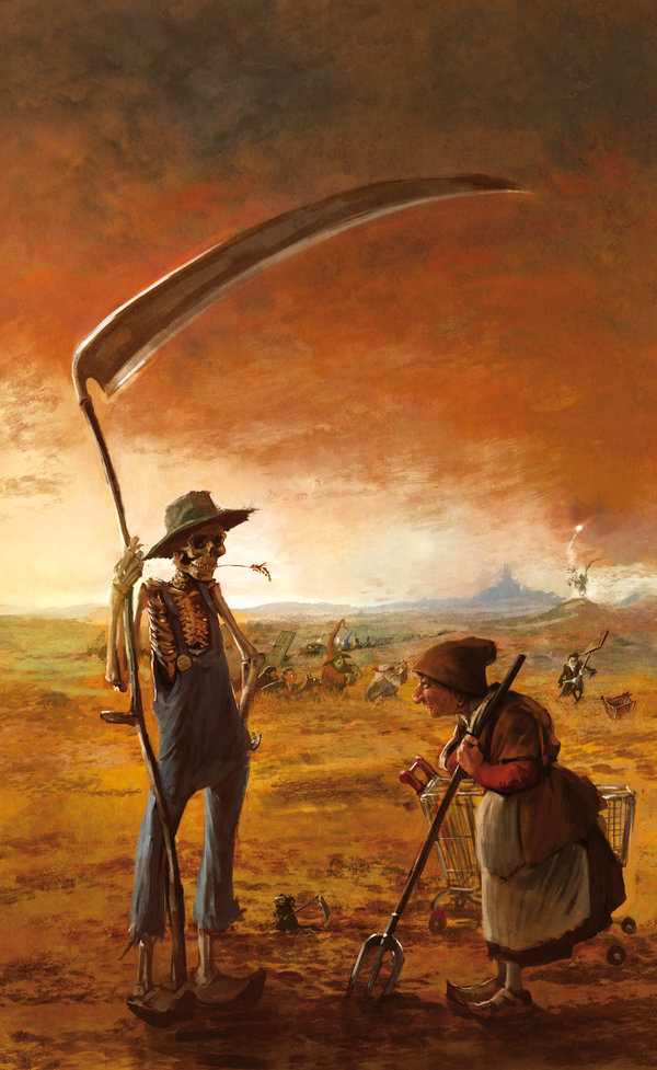 600x977 The Reaper, Discworld By Marcsimonetti - The Reaper Painting