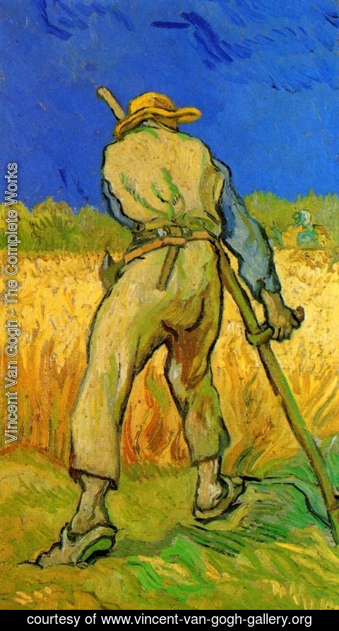 480x894 Vincent Van Gogh - The Reaper Painting