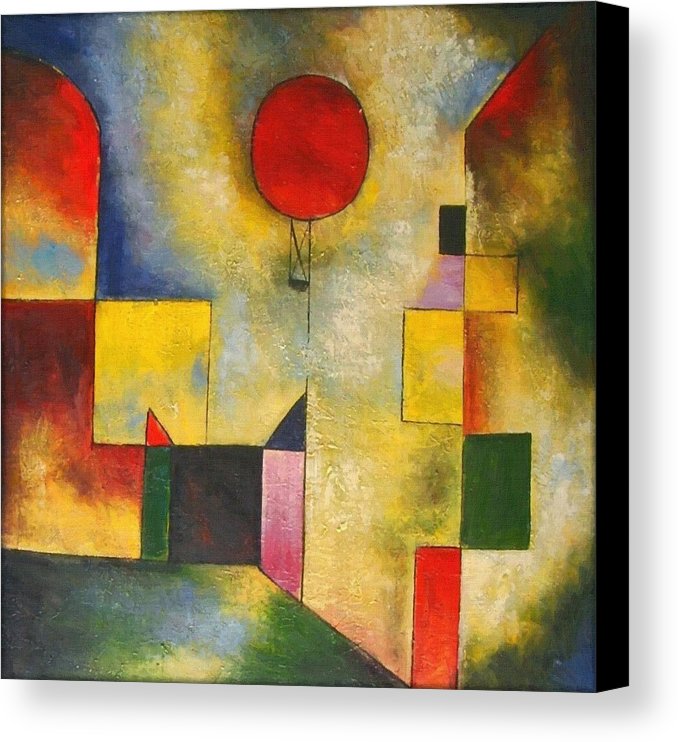 678x742 Red Balloon Canvas Print Canvas Art By Paul Klee - The Red Balloon Painting