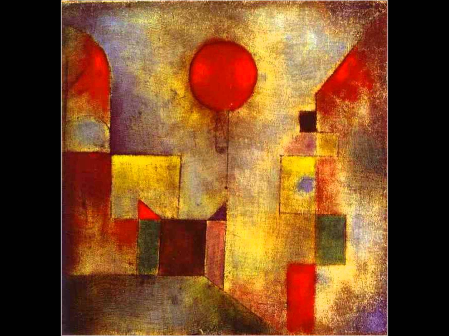 1440x1080 Red Balloon From Paul Klee Painted Songs - The Red Balloon Painting
