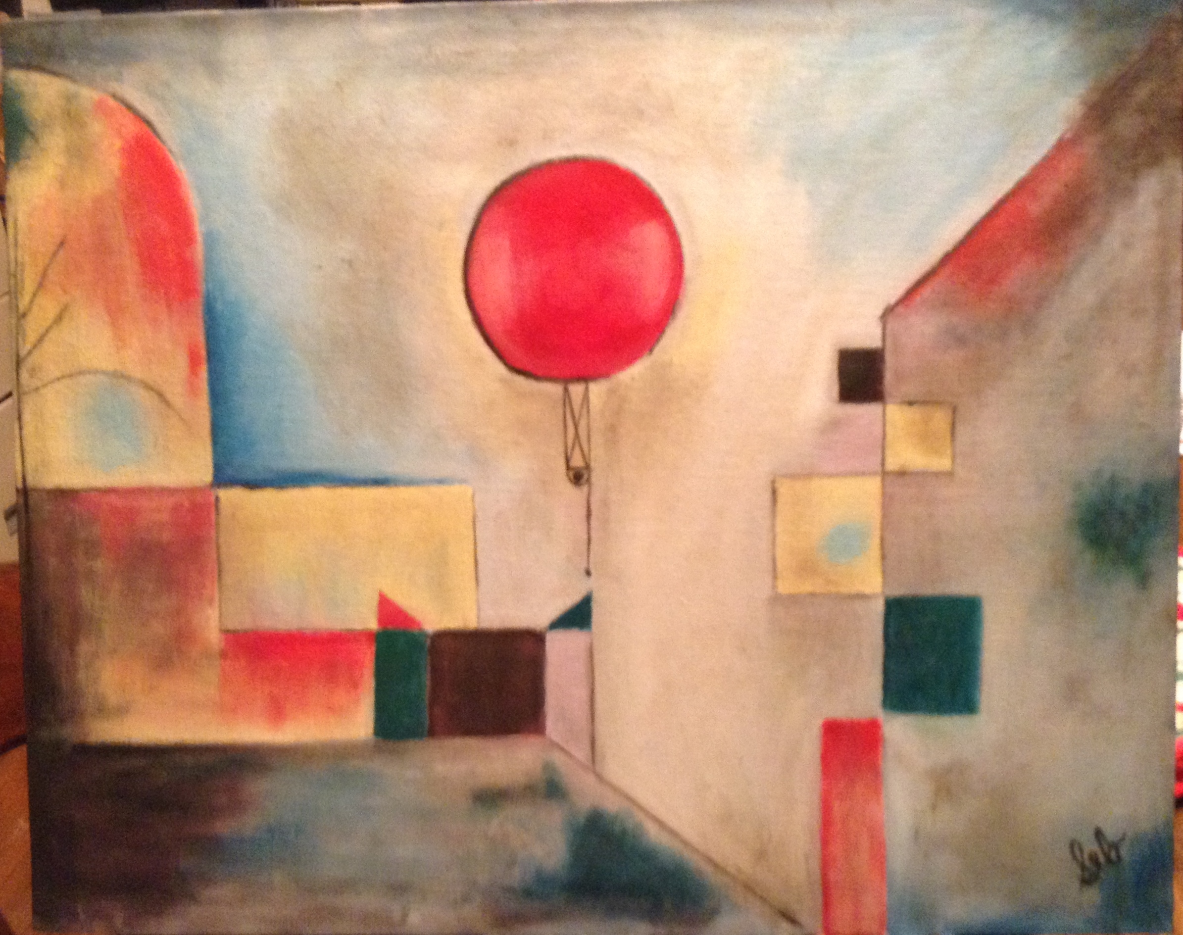 The Red Balloon Painting at PaintingValley.com | Explore collection of ...