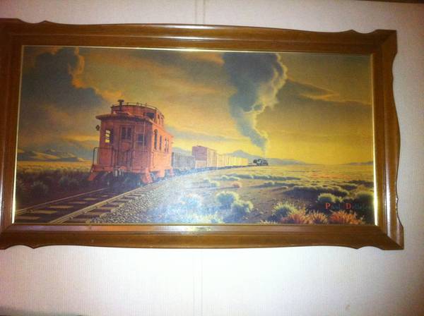 600x448 The Red Caboose Antique Appraisal Instappraisal - The Red Caboose Painting