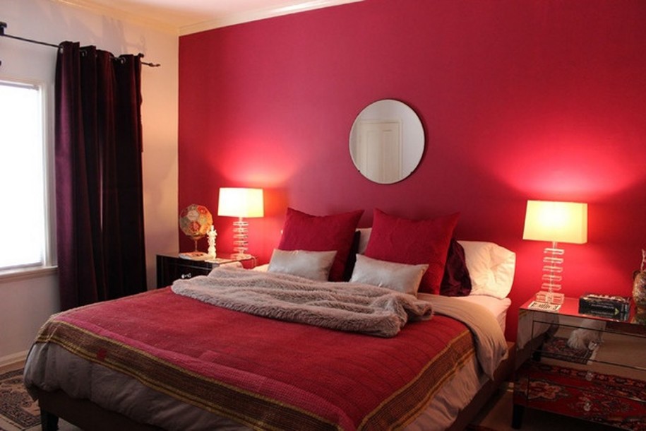 915x610 Red Bedroom Paint - The Red Room Painting