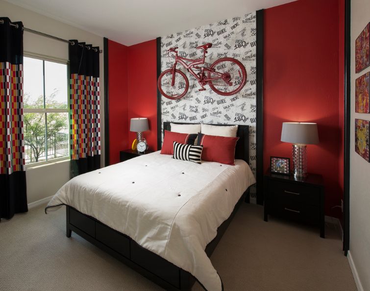 755x594 How To Decorate A Bedroom With Red Walls - The Red Room Painting