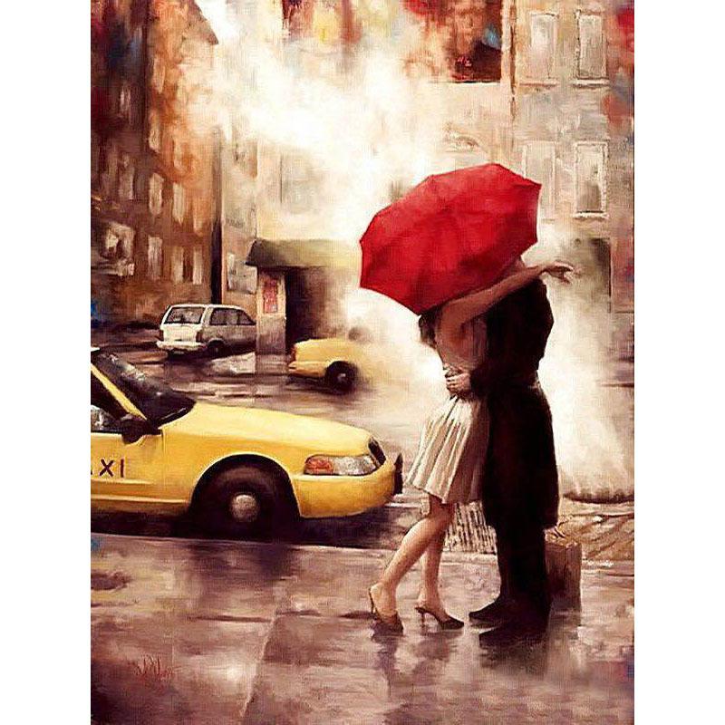 800x800 The Red Umbrella - The Red Umbrella Painting