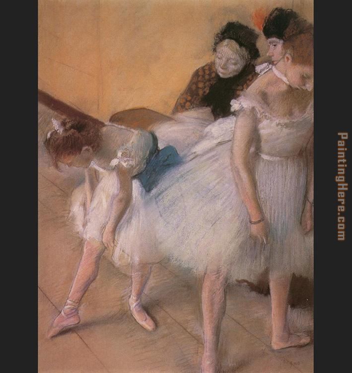 709x750 Edgar Degas Before The Rehearsal Painting Anysize 50% Off - The Rehearsal Painting