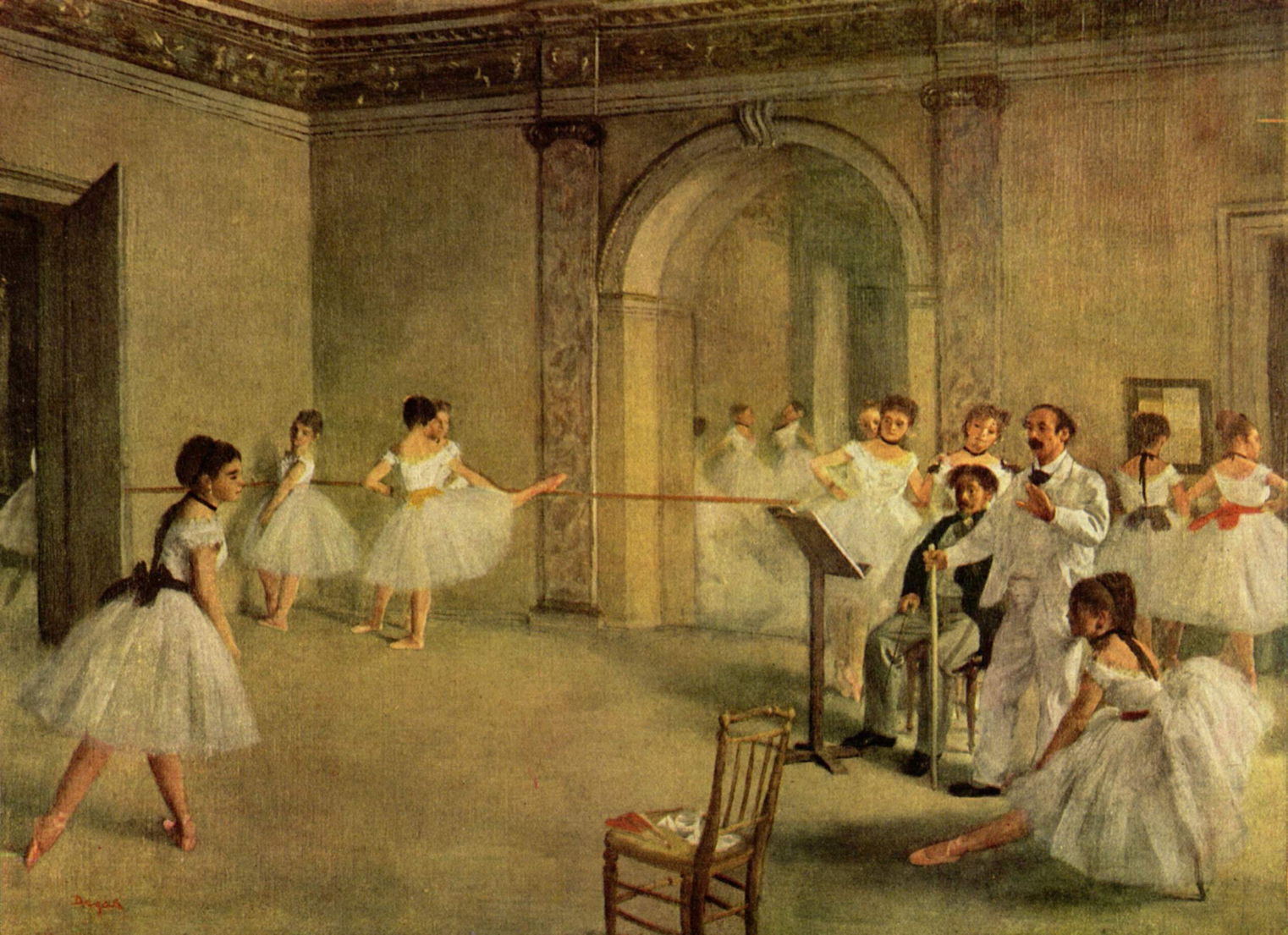 1522x1105 Edgar Degas Dancers 2, Lessons And Rehearsal The Eclectic Light - The Rehearsal Painting
