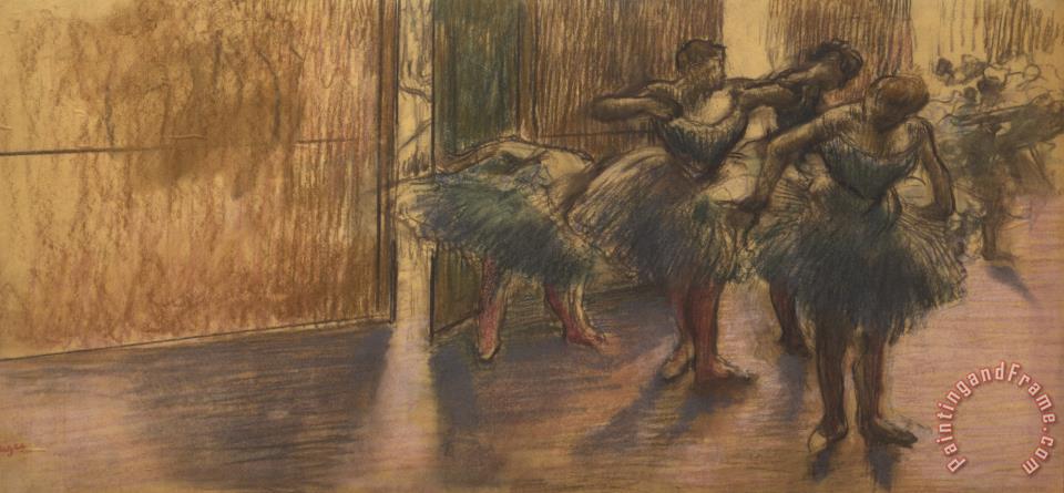 960x445 Edgar Degas The Rehearsal Room Painting - The Rehearsal Painting