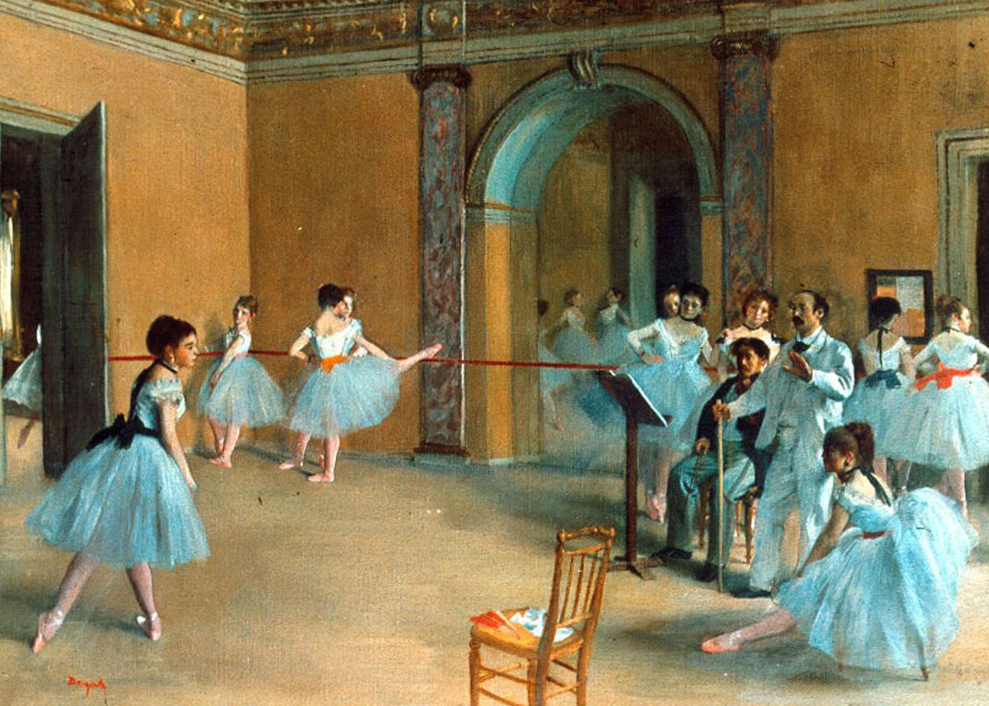 1400x1000 Fileedgar Degas - The Rehearsal Painting