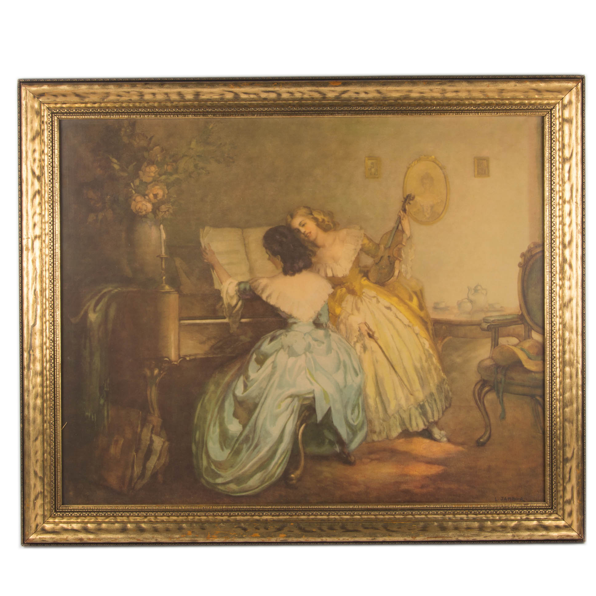 1938x1938 Louis Jambor Girls - The Rehearsal Painting