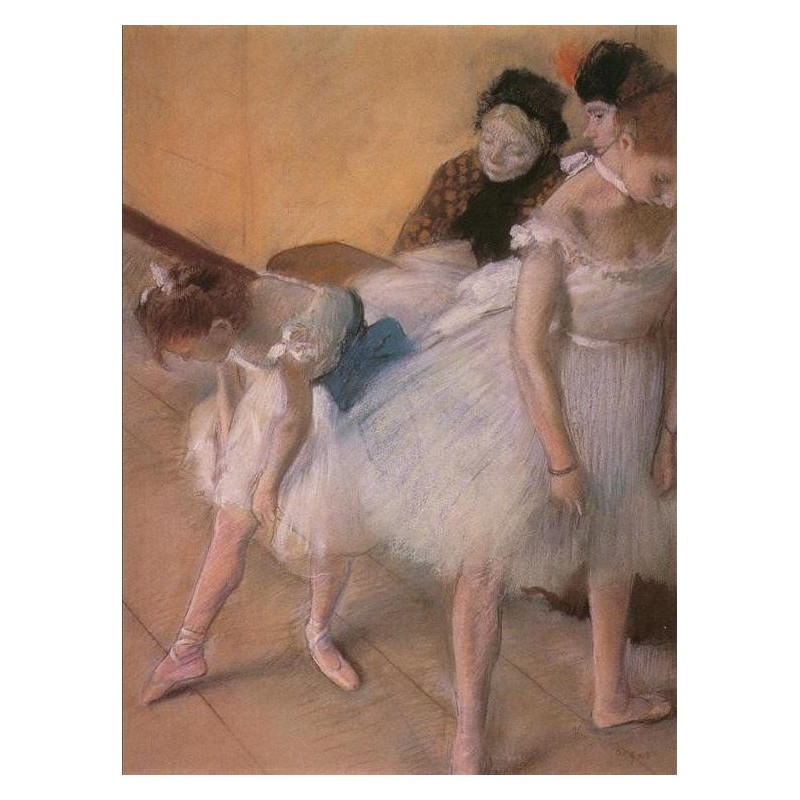 800x800 Before The Rehearsal By Edgar Degas - The Rehearsal Painting