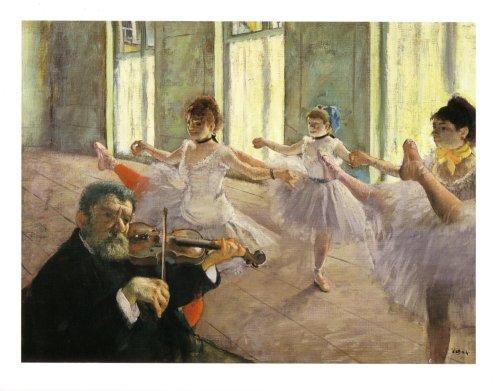500x391 Degas Print The Frick Collection - The Rehearsal Painting