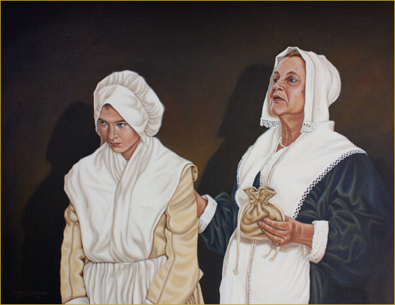 568x439 Steven Lingham - The Reluctant Bride Painting