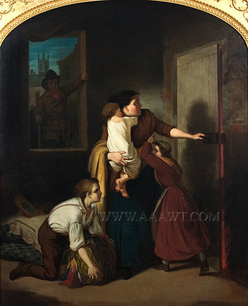 487x600 James H. Cafferty, Fire Painting, To The Rescue, Feature274 - The Rescue Painting