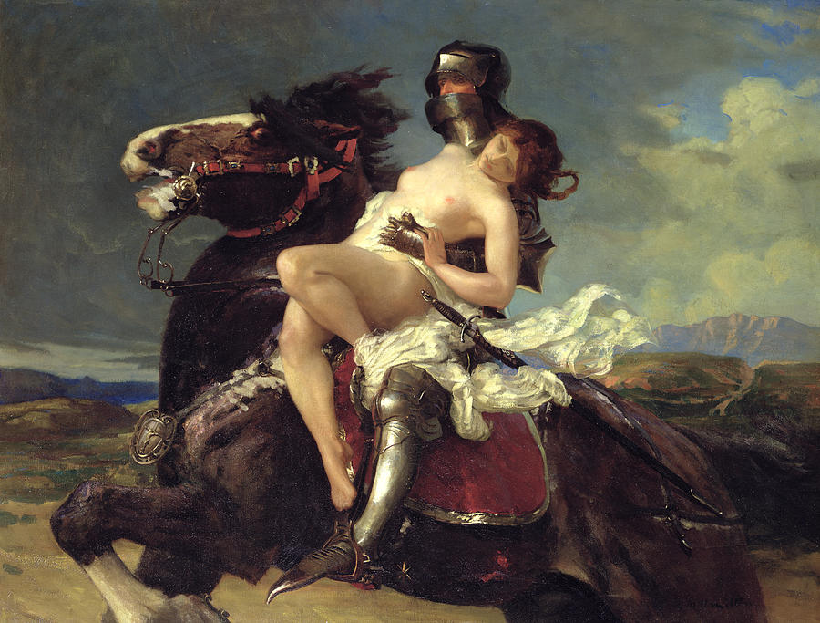 900x683 The Rescue Painting By Vereker Monteith Hamilton - The Rescue Painting