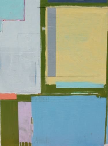 375x504 Reservoir Painting By Mary Elizabeth Peterson Nautical Artwork - The Reservoir Painting