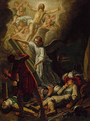 354x479 The Resurrection (Peter Lastman, 1612, Oil On Panel Getty Museum - The Resurrection Of Jesus Painting