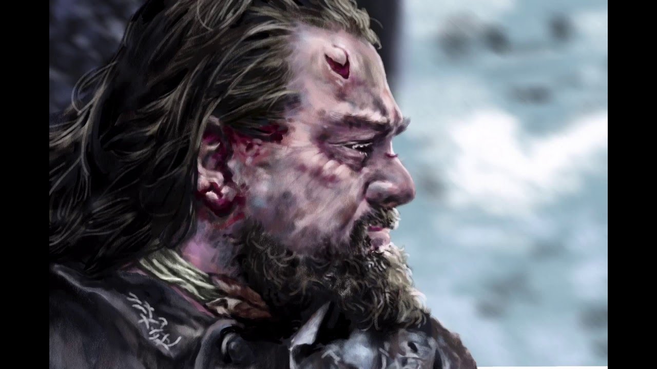 1280x720 Procreate And Apple Pencil Dicaprio - The Revenant Painting