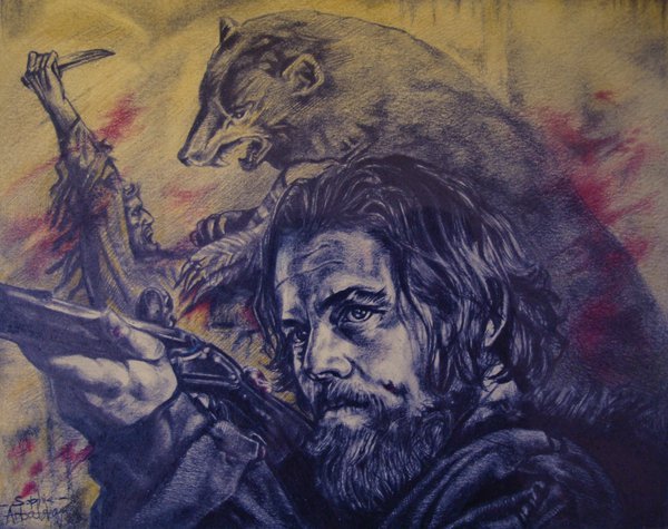 600x475 The Revenant By Samrose18 - The Revenant Painting
