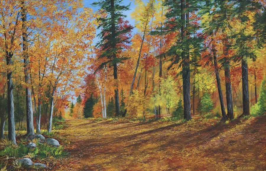 900x580 The Road Less Traveled Painting By Ken Ahlering - The Road Less Traveled Painting