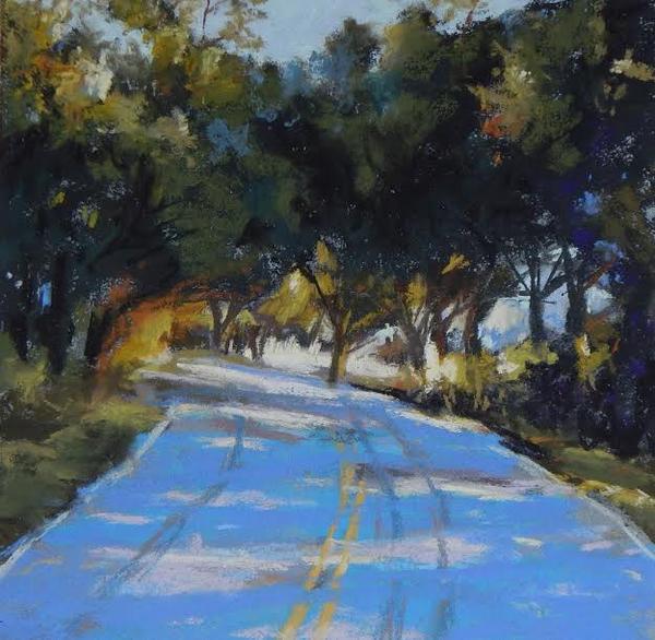 600x586 The Road Not Taken - The Road Not Taken Painting