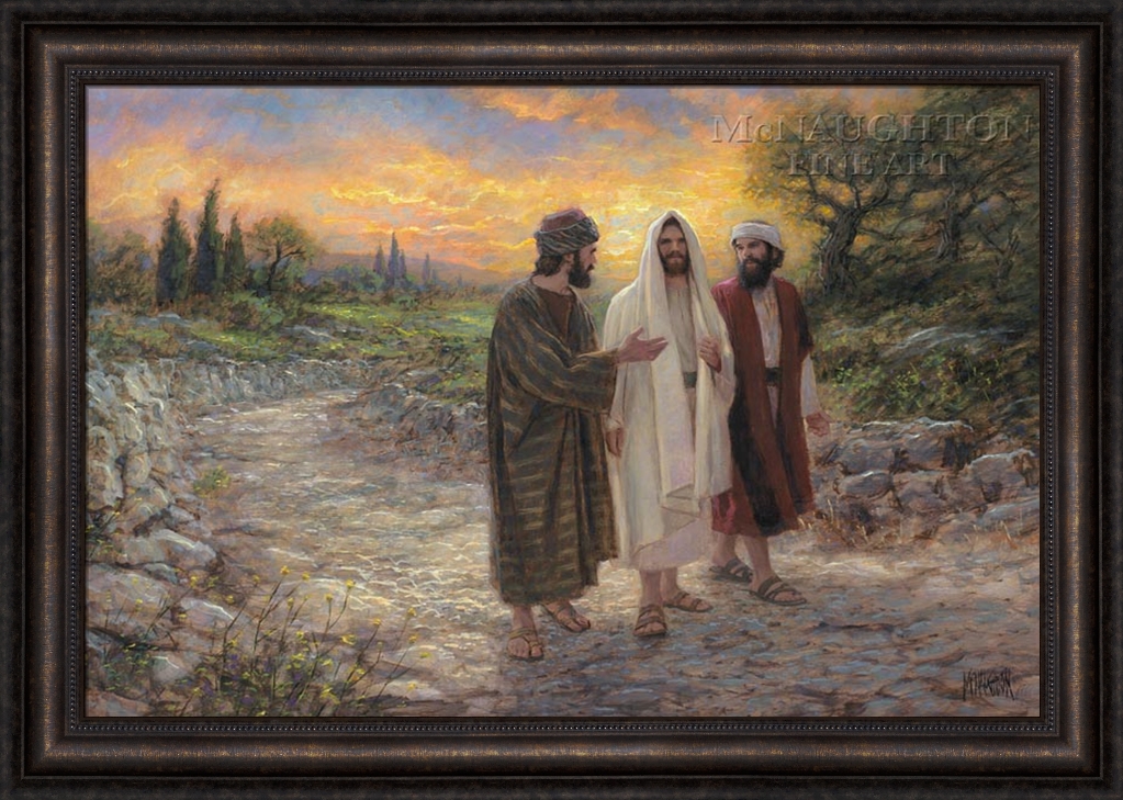 1023x729 Road To Emmaus By Jon Mcnaughton - The Road To Emmaus Painting