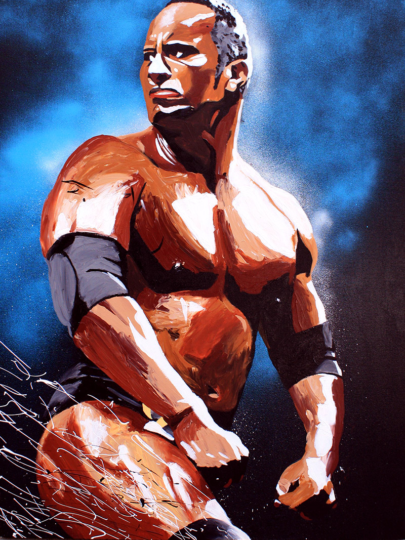 800x1067 The Rock - The Rock Painting