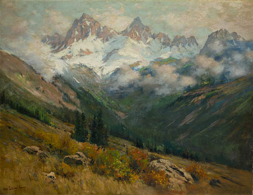 504x388 Rocky Mountain Majesty Denver Art Museum - The Rocky Mountains Painting