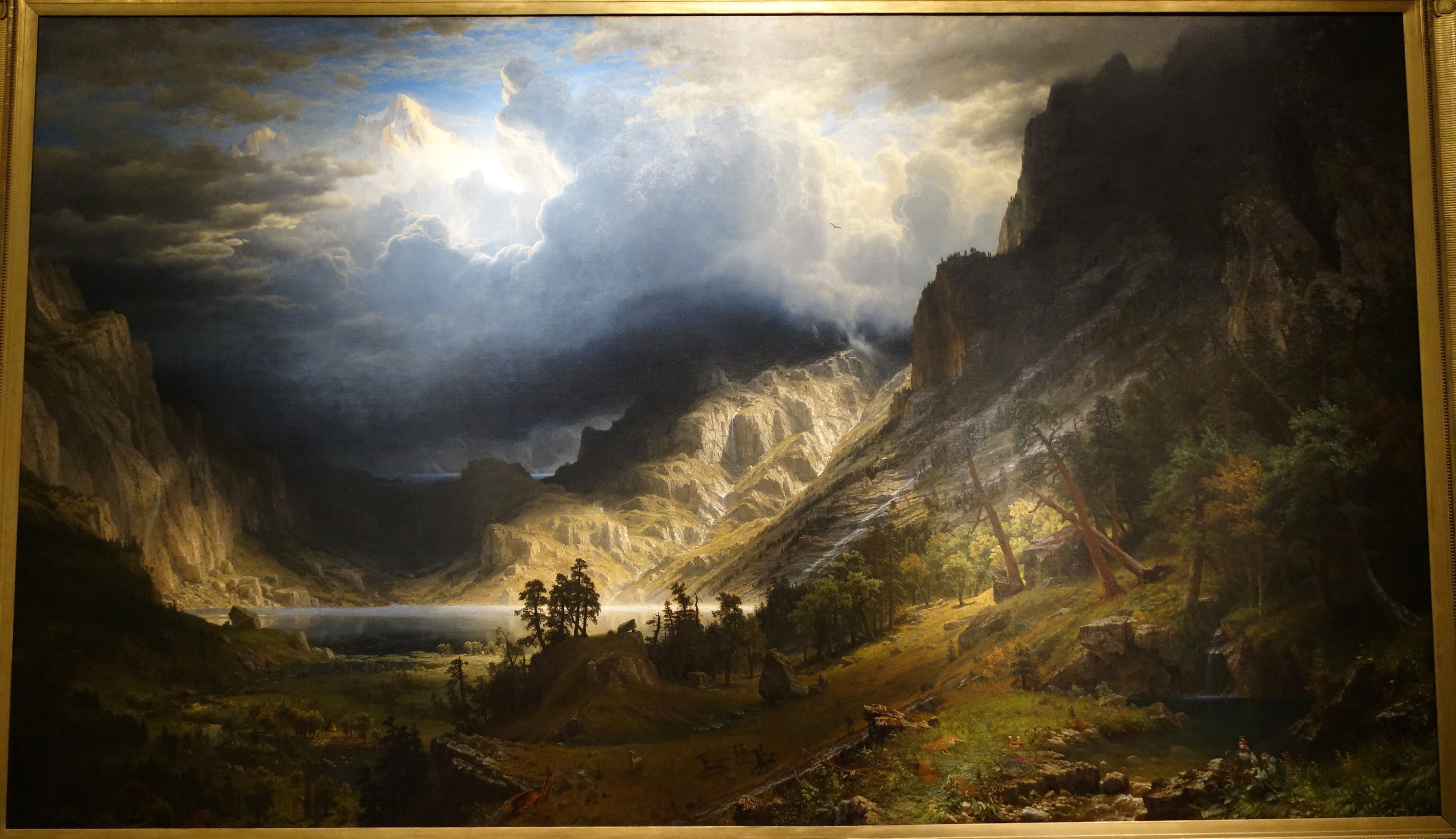 4279x2468 A Storm In The Rocky Mountains, Mt. Rosalie Fall 2017 The Arts - The Rocky Mountains Painting