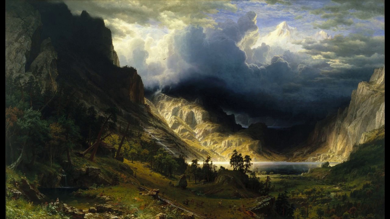 1280x720 Wikipedia] The Rocky Mountains (Painting) - The Rocky Mountains Painting