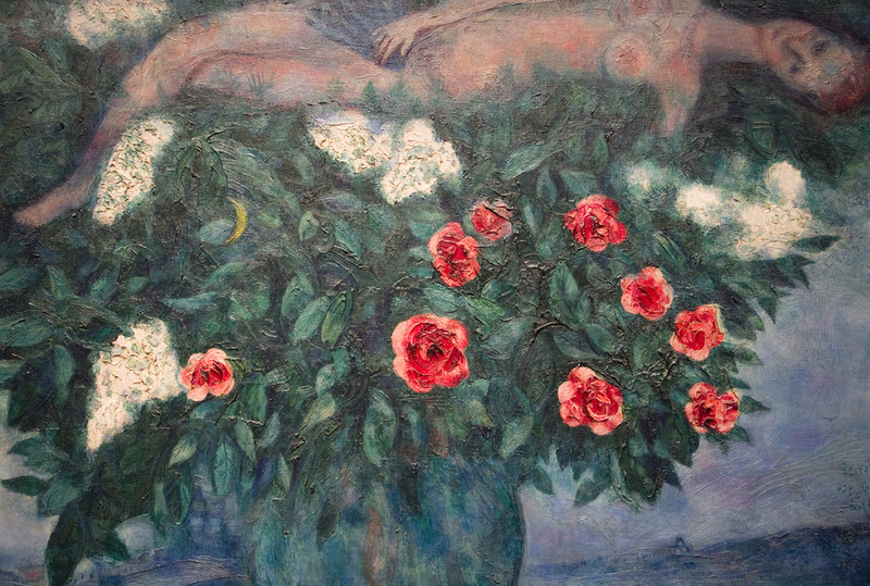 800x539 Artwork By Marc Chagall - The Rose Painting