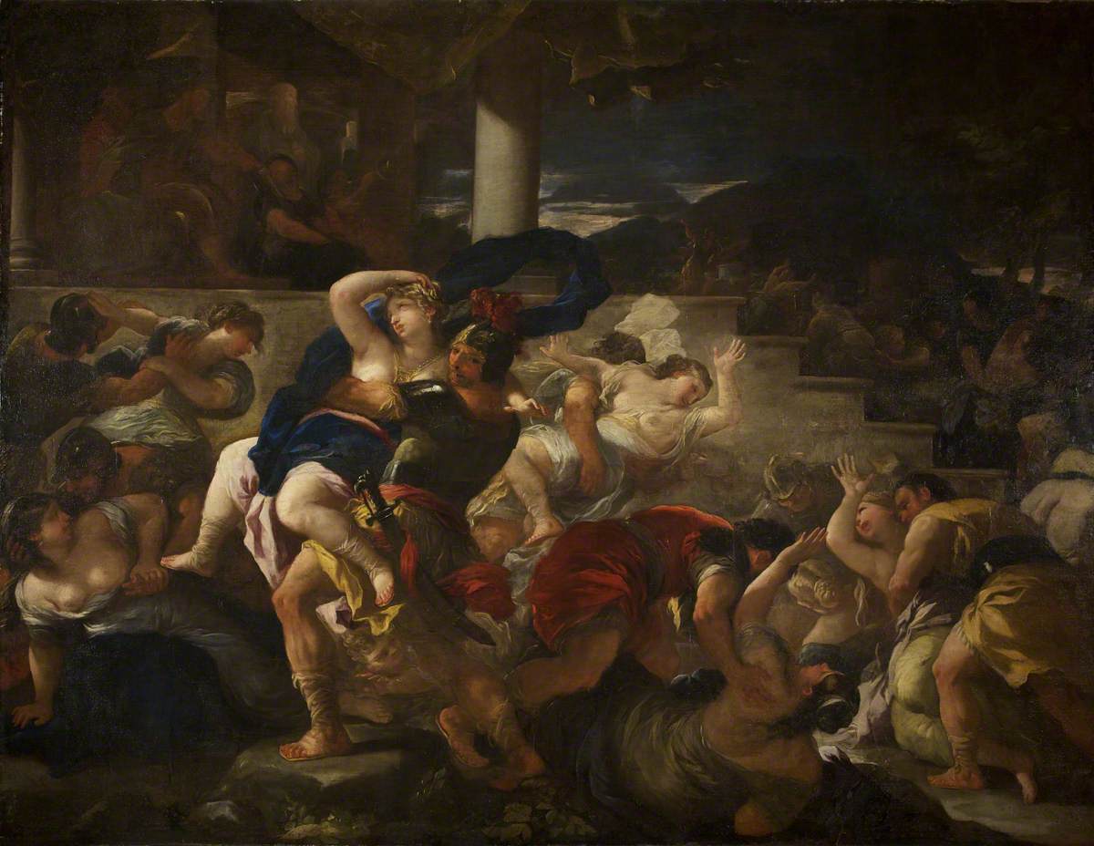 1200x928 Rape Of The Sabine Women Art Uk - The Sabine Women Painting