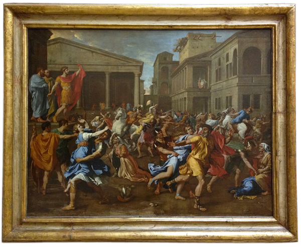 600x493 The Abduction Of The Sabine Women - The Sabine Women Painting