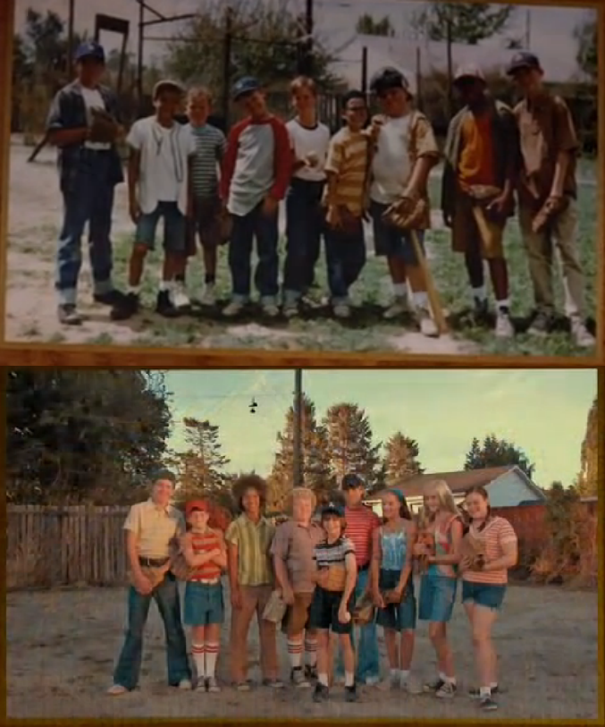 677x813 The Sandlot 1 And 2 Gang By Dlee1293847 - The Sandlot Painting
