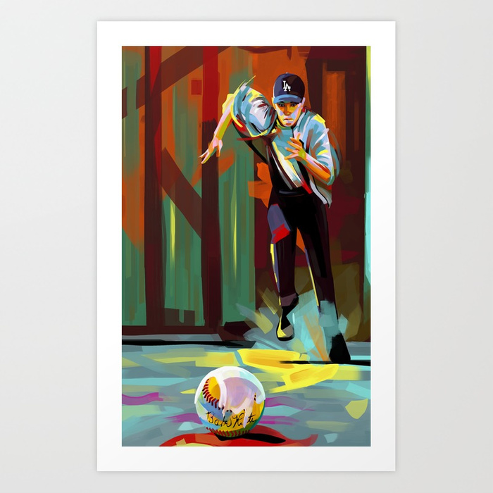 700x700 The Showdown Art Print By Travisclarke Society6 - The Sandlot Painting