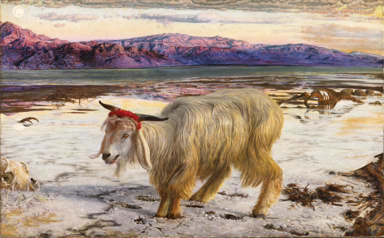 768x476 The Scapegoat, Pre Raphaelites Collection, Liverpool Museums - The Scapegoat Painting