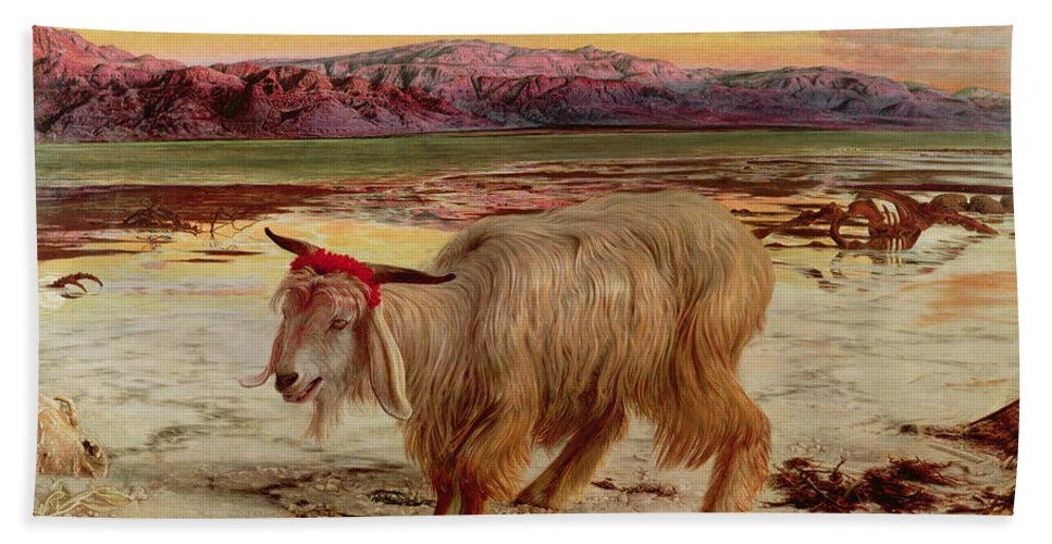 967x500 The Scapegoat Bath Towel For Sale By William Holman Hunt - The Scapegoat Painting
