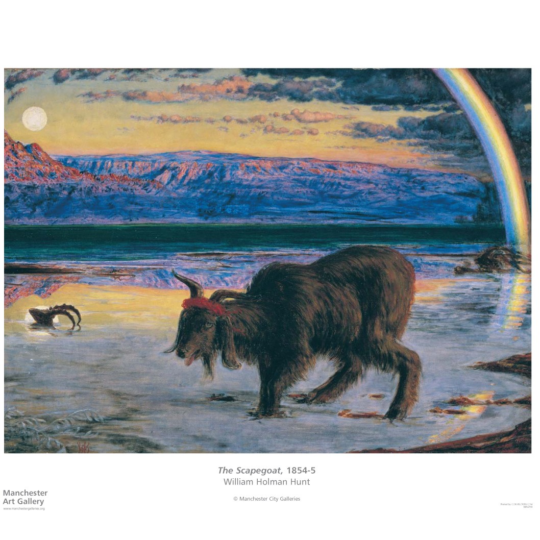 1058x1058 Manchester Art Gallery Print Online Shop - The Scapegoat Painting