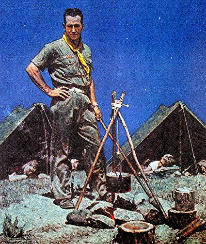 The Scoutmaster Painting