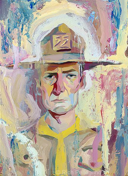 435x600 Rich Pellegrino - The Scoutmaster Painting