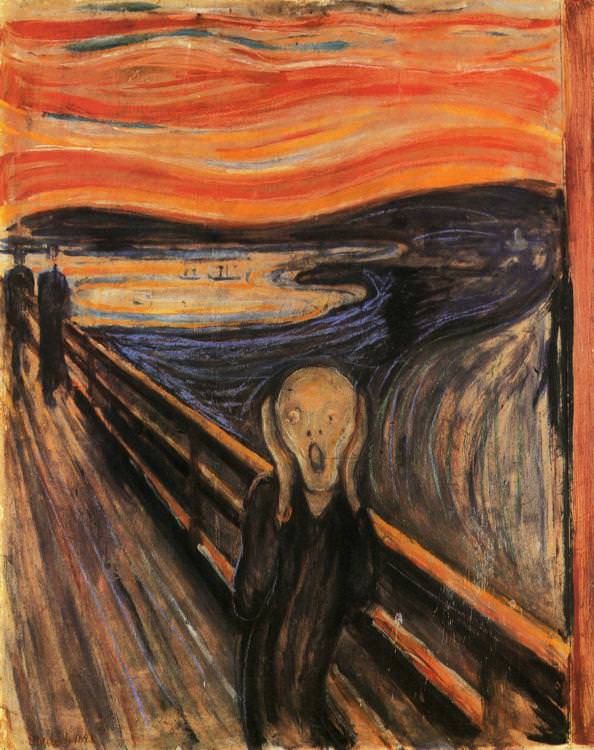 594x750 The Scream, 1893 By Edvard Munch - The Scream Painting