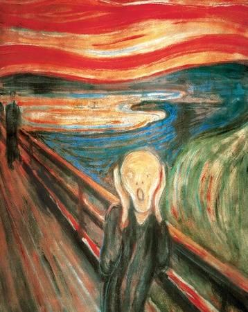 358x450 The Scream Art Print By Edvard Munch - The Scream Painting