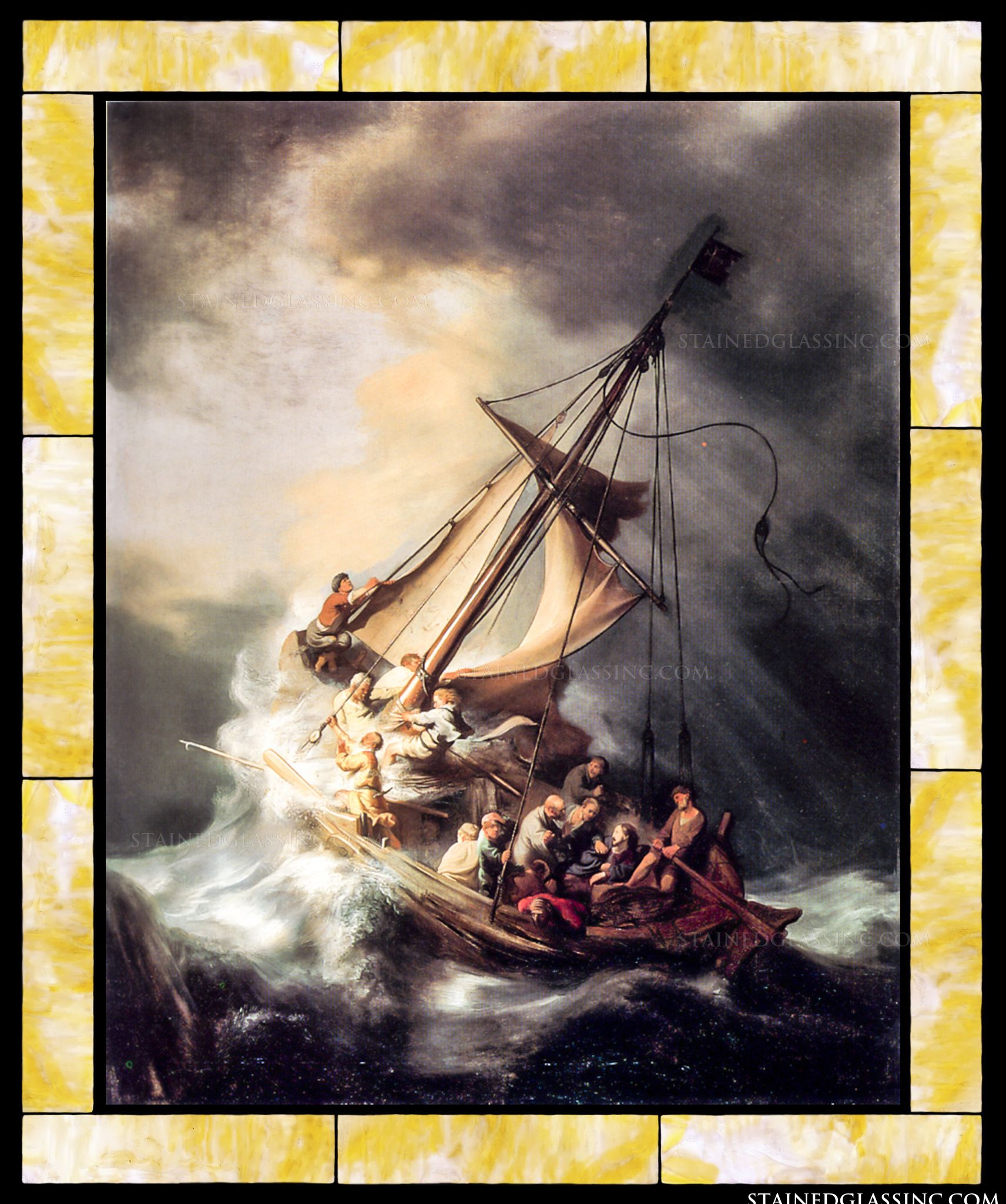 1712x2048 Christ In The Storm On The Sea Of Galilee By Rembrandt - The Sea Of Galilee Painting