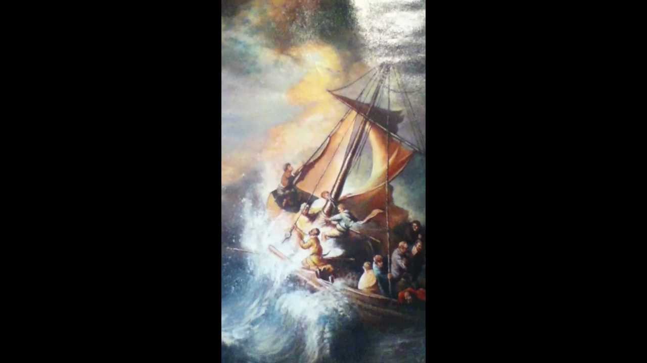 1280x720 Rembrandt Van Rijn - The Sea Of Galilee Painting