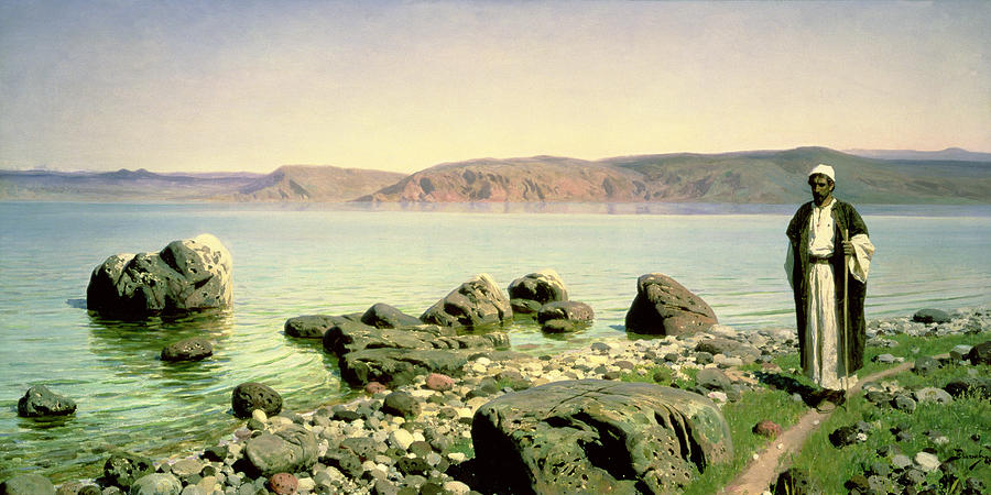 The Sea Of Galilee Painting At PaintingValley Com Explore Collection   The Sea Of Galilee Painting 2 