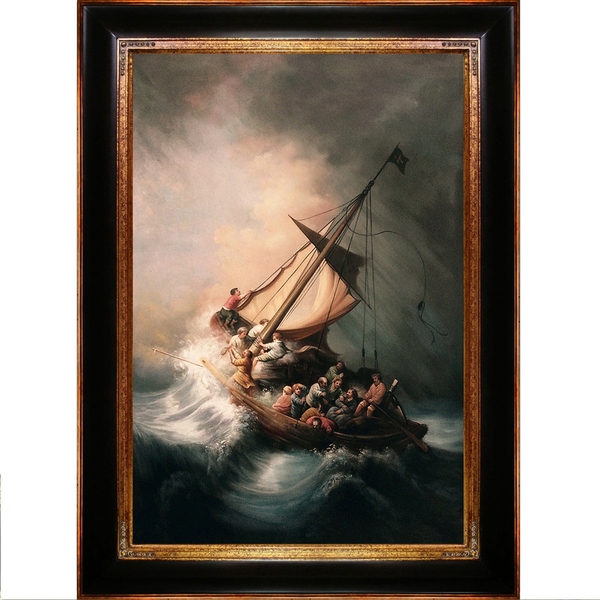 600x600 Shop Rembrandt Van Rijn - The Sea Of Galilee Painting