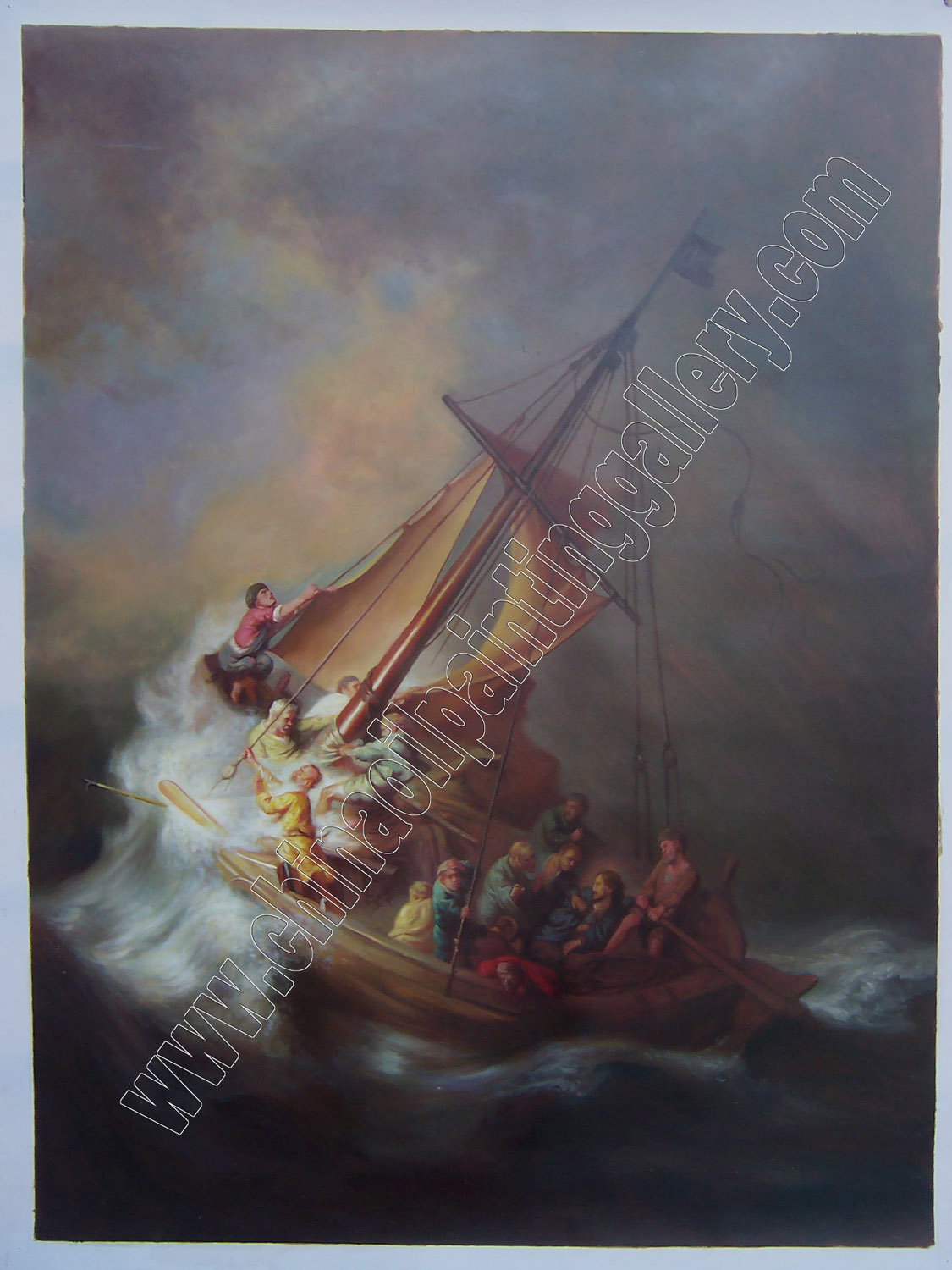 1125x1500 The Storm On The Sea Of Galilee - The Sea Of Galilee Painting